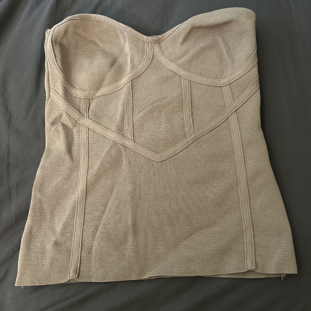 Strapless blouse
